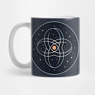 Minimalist Neutron Star, Galactic Deep Space Lost in Space Art Mug